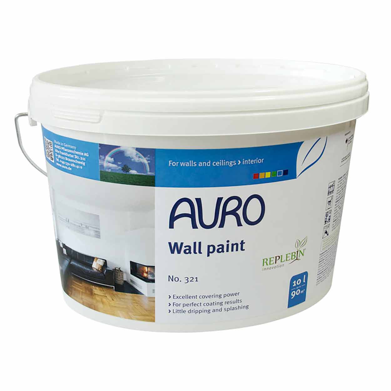 Auro 321 Natural Interior Wall Paint White