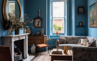 Blue Interior Wall Paint - Interior Design